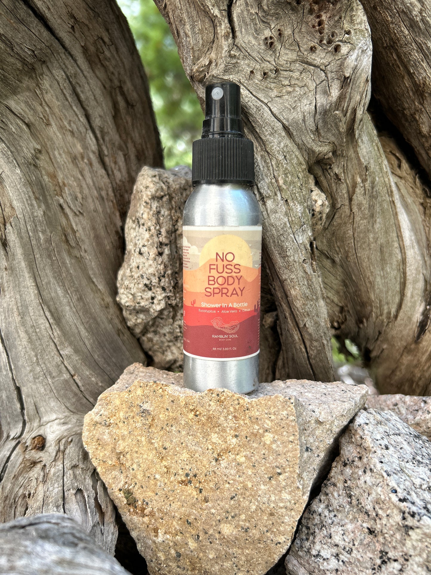 No Fuss Body Spray Eucalyptus and Lemon