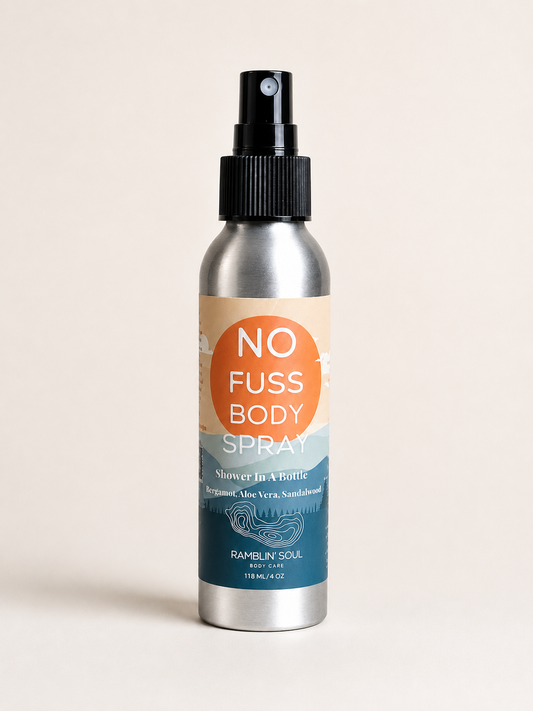 No Fuss Body Spray Bergamot and Sandalwood