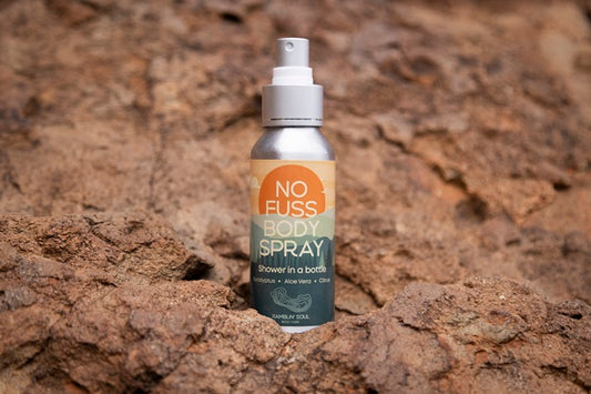 No Fuss Body Spray Bergamot and Sandalwood 8 oz