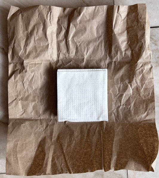 Refillable dry wipes - kraft paper packaging