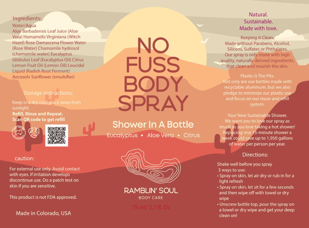 No Fuss Body Spray