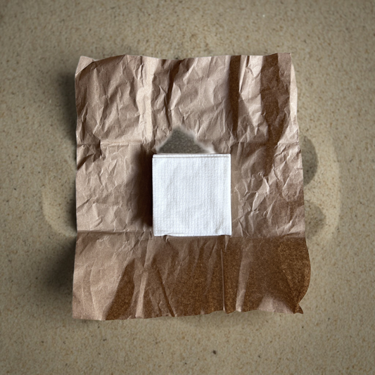 Refillable dry wipes - kraft paper packaging